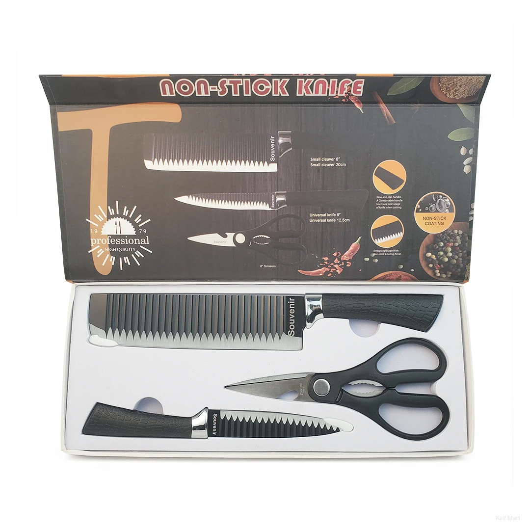 Souvenir Daily Use Sharp Knives 3pcs Set