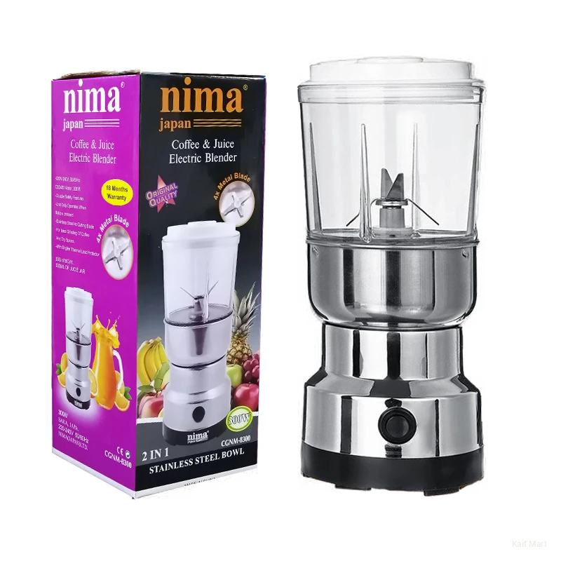 Nima Multifunctional Electric Grinder Blender 2 in 1 Machine NM-8300