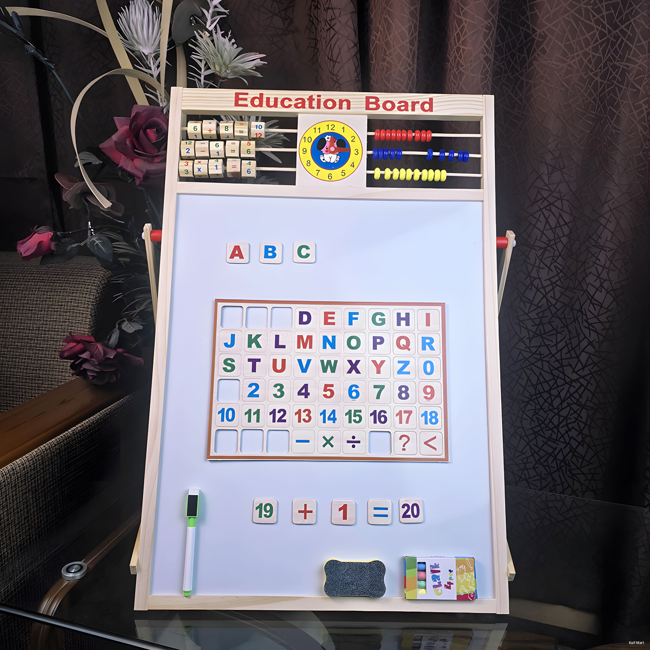 Multipurpose Magnetic Pictures Writes Plank Education Board Small 3+