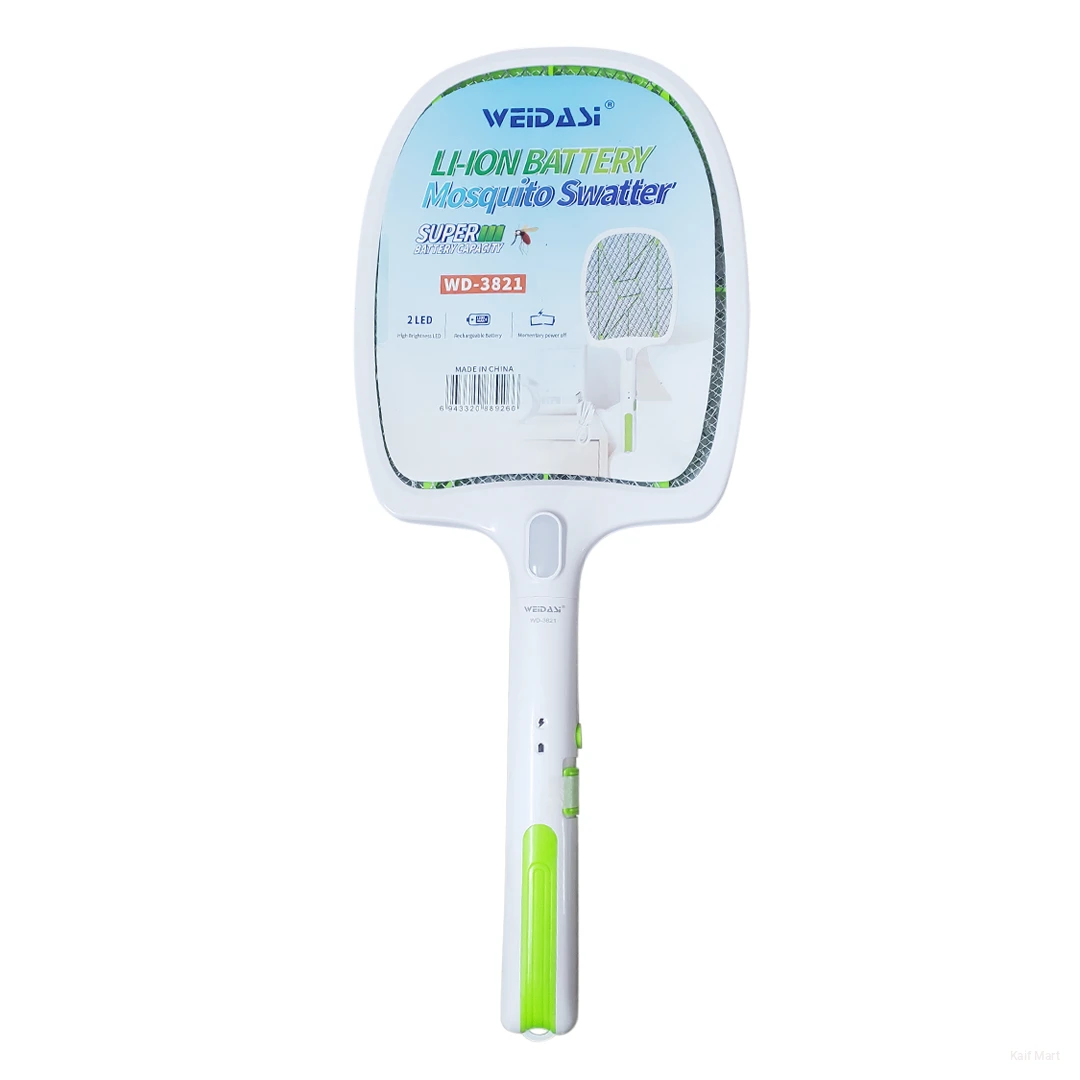Weidasi Mosquito Swatter WD- 3821 - Li-ion battery 1200 mAh Battery - Green