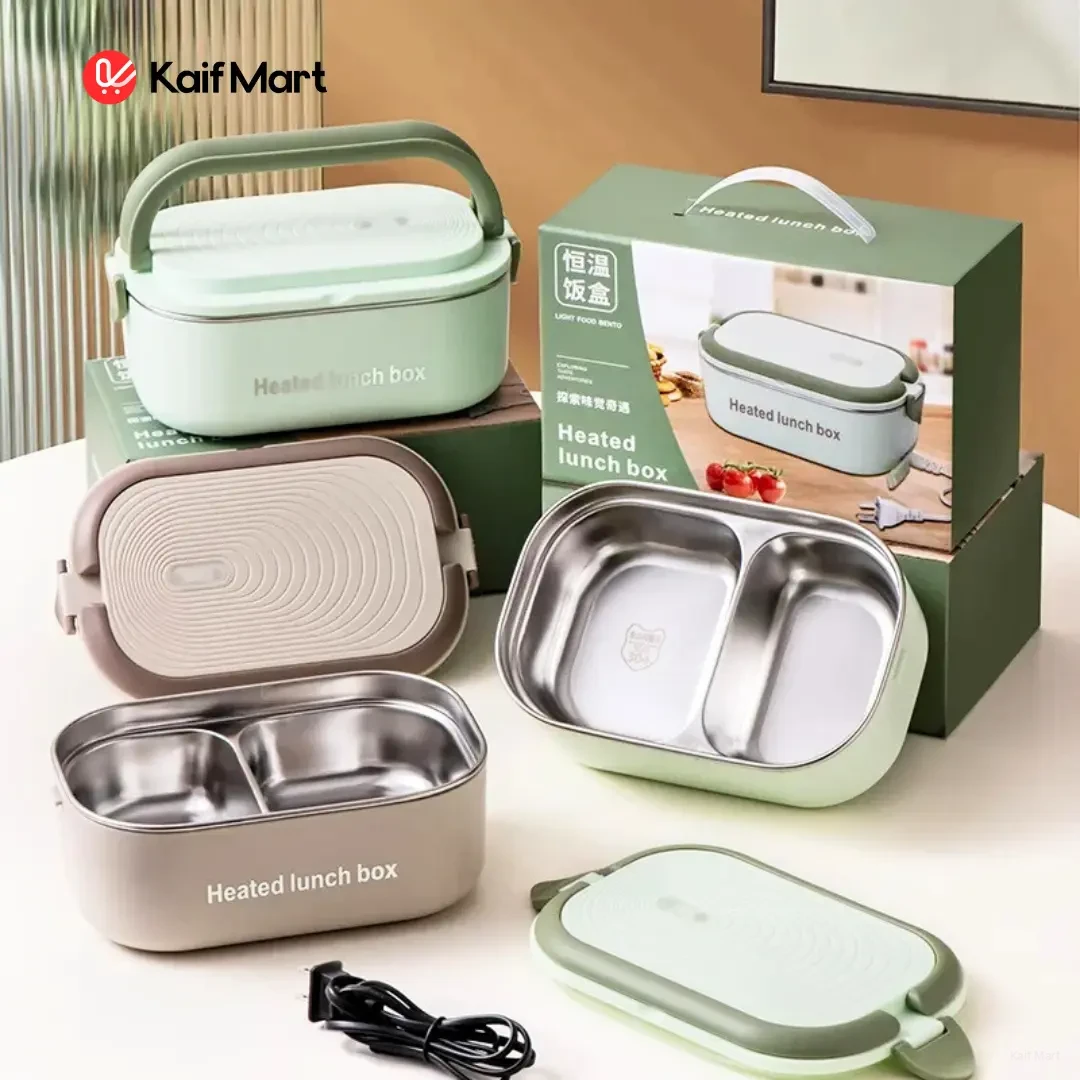 Portable Food Warm Electric Heated Lunch Box